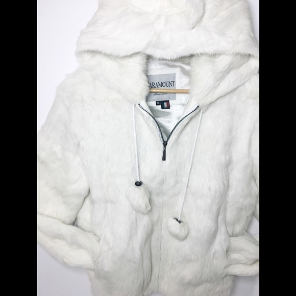 Paramount New York fur coat with hood NWOT - Picture 2 of 8